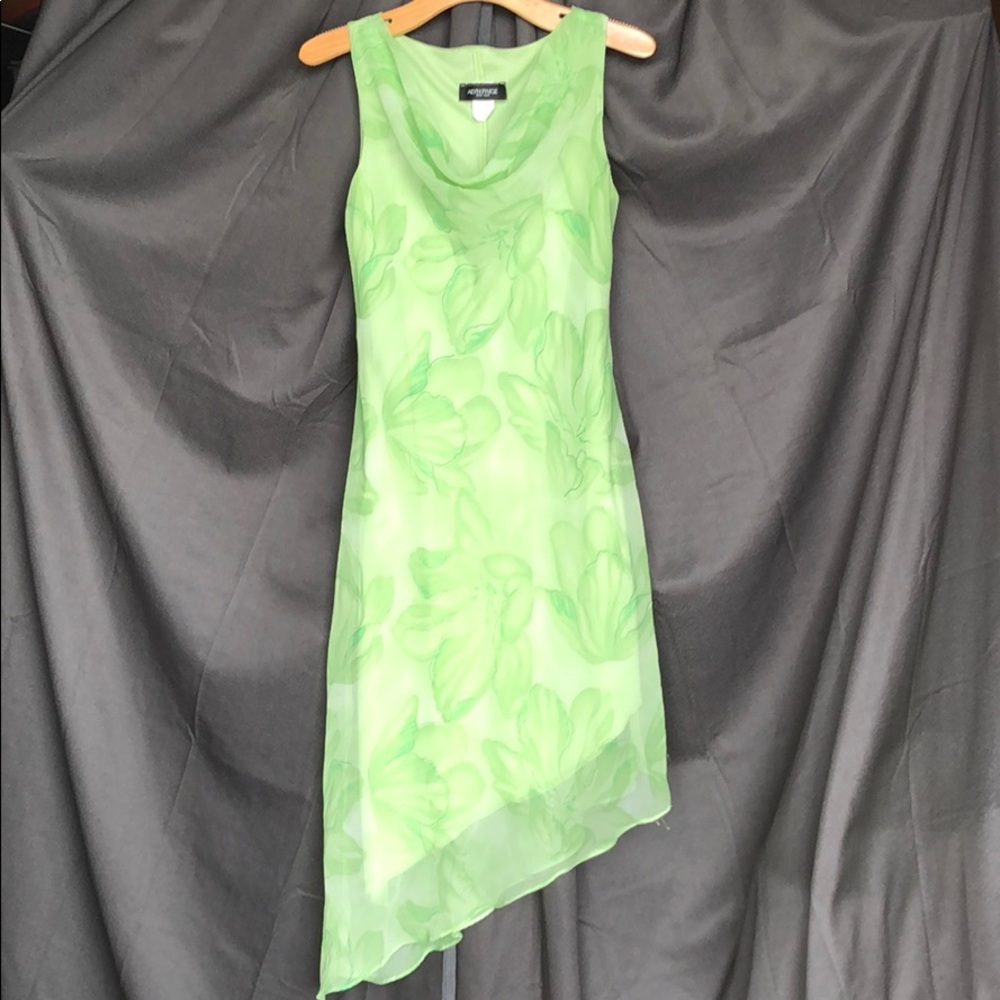 Asymmetrical Chiffon Dress